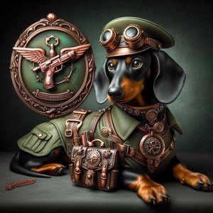 Steampunk style animals