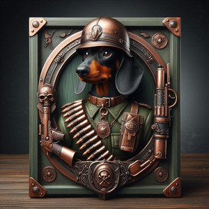 Steampunk style animals