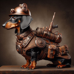 Steampunk style animals