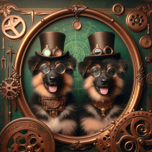 Steampunk style animals