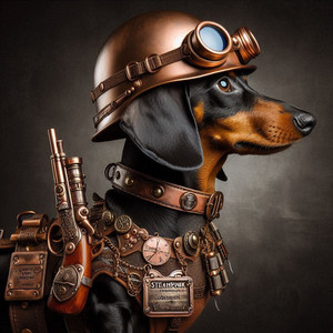 Steampunk style animals