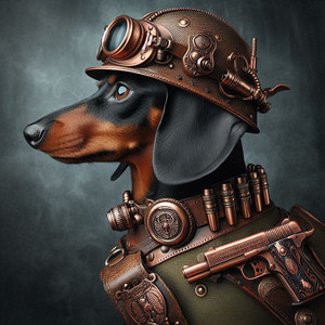 Steampunk style animals