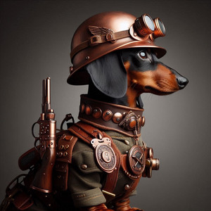 Steampunk style animals