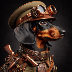 Steampunk style animals