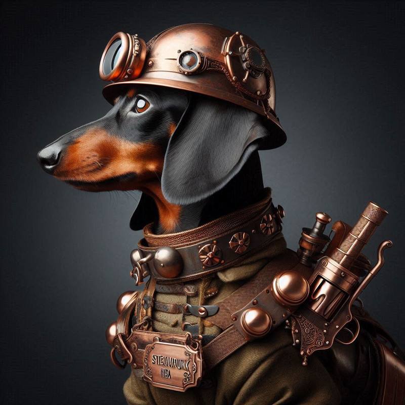 Steampunk style animals