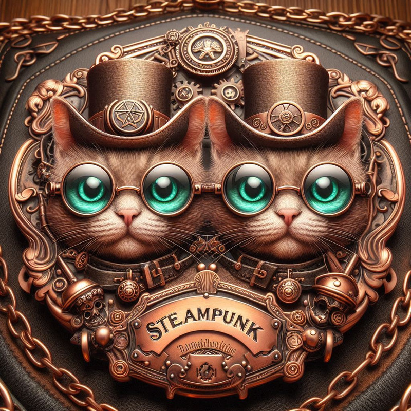 Steampunk style animals