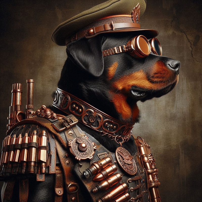 Животные в стиле Steampunk