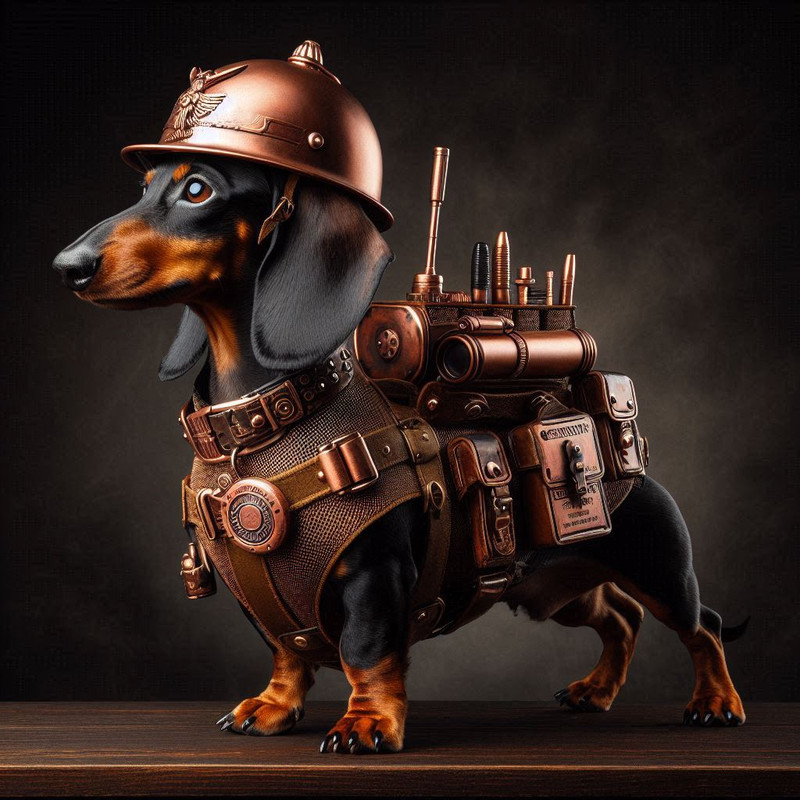 Steampunk style animals