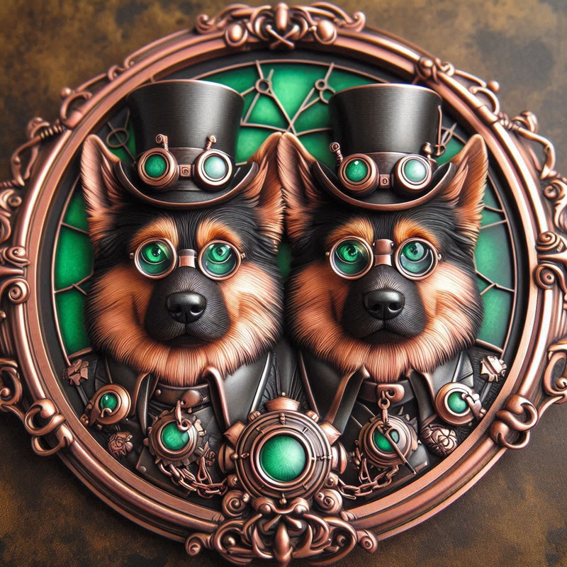 Steampunk style animals