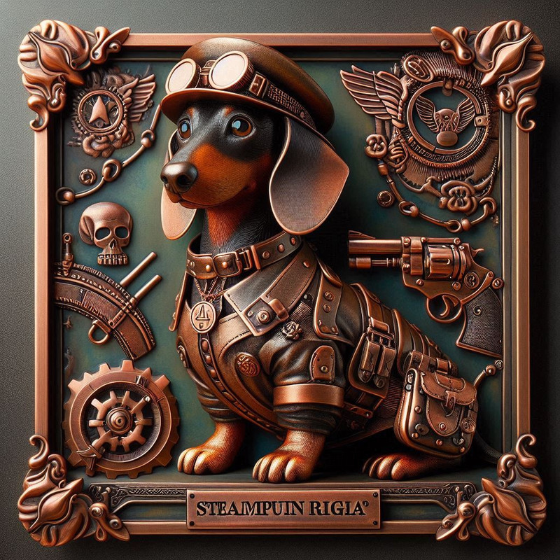 Steampunk style animals