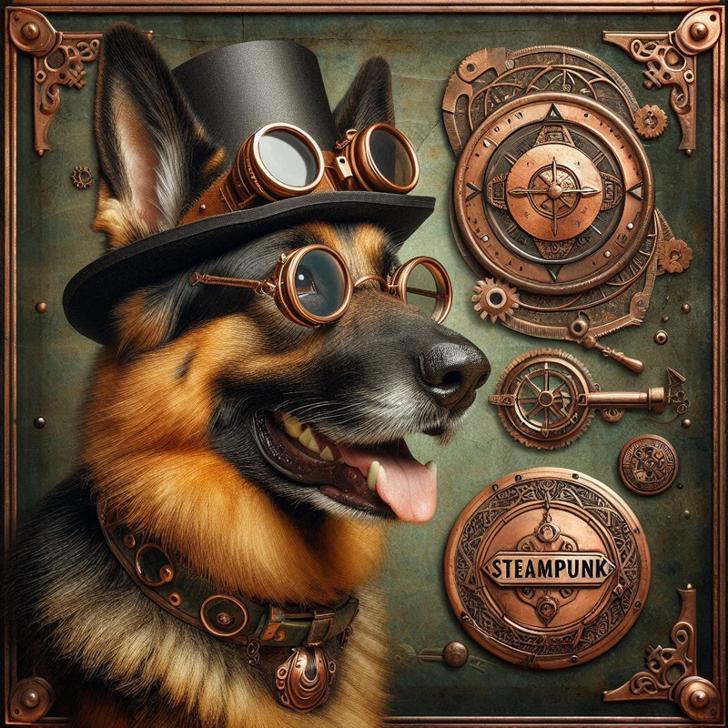 Животные в стиле Steampunk